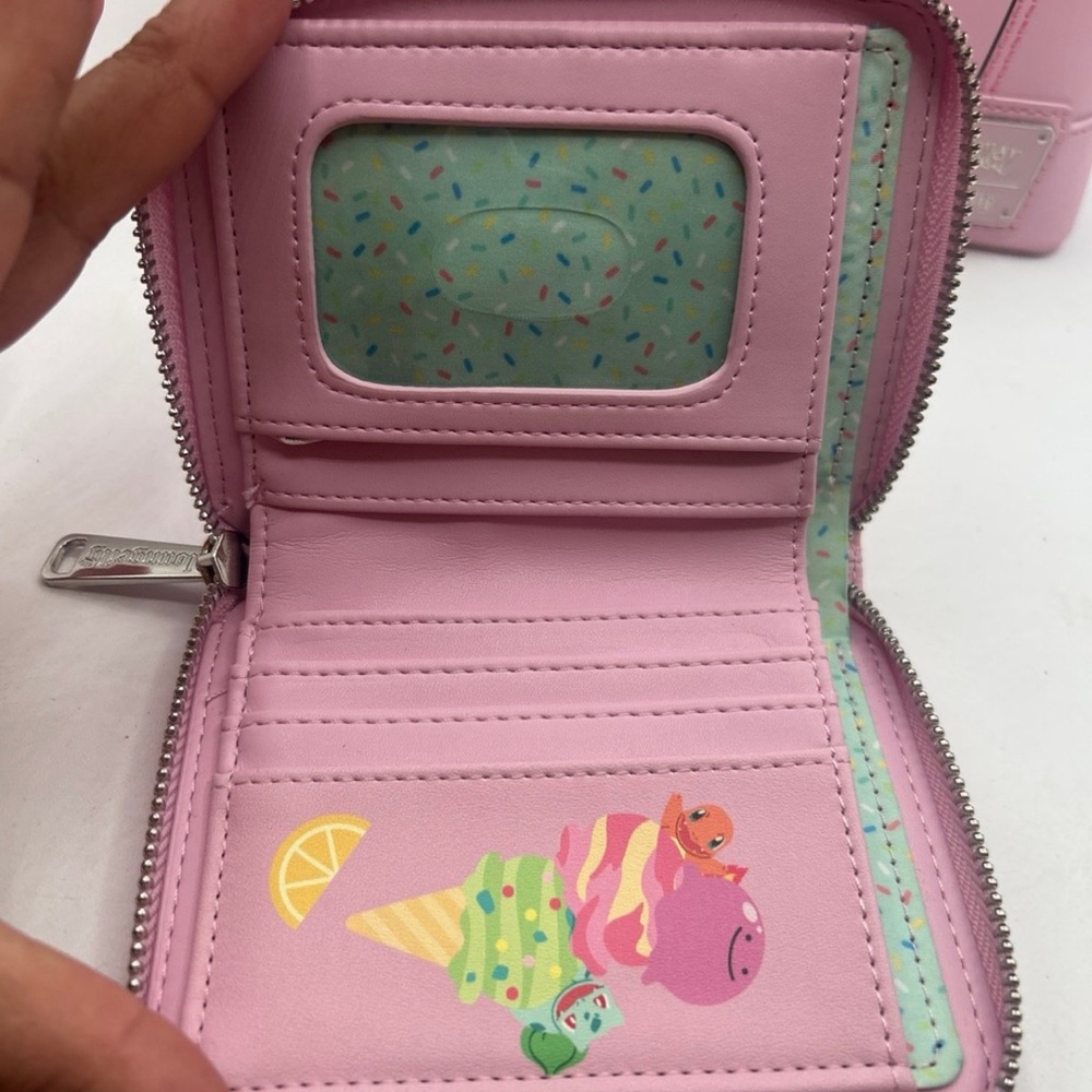 Loungefly Pokémon Ice Cream Convertible Mini Backpack & wallet Set - Picture 5 of 11